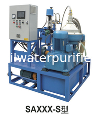 Small disc Centrifugal Oil Purifier Water Fuel Filter Separator  Variable Discharging 500 - 1000 L/H