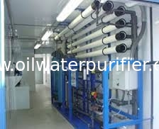 Waste Water Purifier Plant Machine , SS RO Plant With Portable Diesel Generator