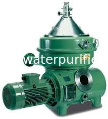 5000L / H Centrifugal Industrial Oil Separator Vertical Nozzle Type Stainless Steel Materials