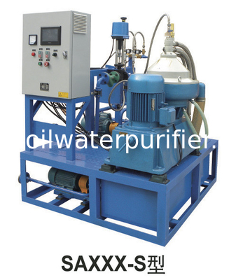 3000 - 9000 L/H PLC Centrifugal Lubricating Oil Purifier Separator Variable Discharging Type