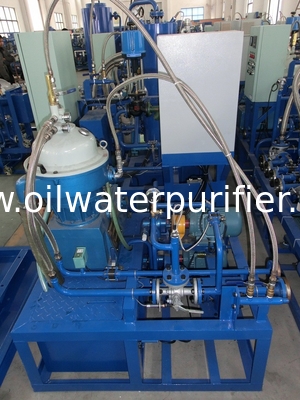 3000 - 9000 L/H PLC Centrifugal Lubricating Oil Purifier Separator Variable Discharging Type