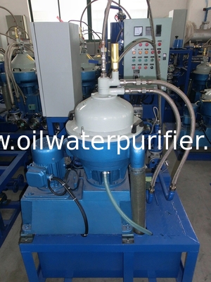 3000 - 9000 L/H PLC Centrifugal Lubricating Oil Purifier Separator Variable Discharging Type