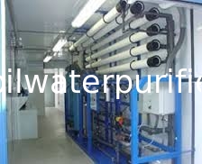 Waste Water Purifier Plant Machine , SS RO Plant With Portable Diesel Generator