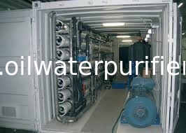 Waste Water Purifier Plant Machine , SS RO Plant With Portable Diesel Generator