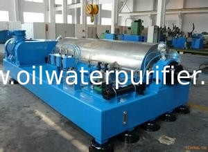 Continuous Industrial Decanter Centrifuge High G Force Stainless Steel Bowl