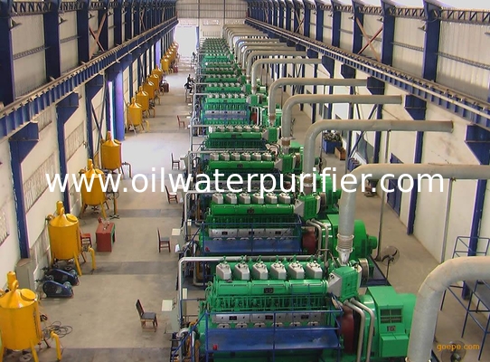 10 X 2000kW LNG gas and Heavy Fuel Oil Power Plant with Generator 500 Rpm 600 Rpm 750 Rpm