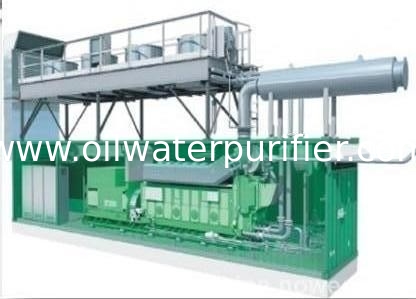 Containerized HFO Fired Power Plant , DO and LNG gas Power Plant 400V 11KV 33KV