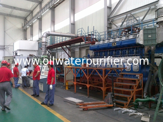 Containerized HFO Fired Power Plant , DO and LNG gas Power Plant 400V 11KV 33KV