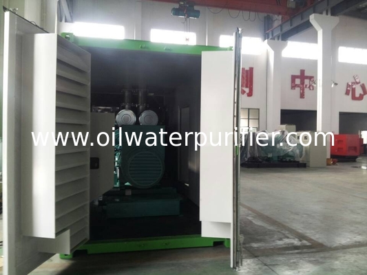 Containerized HFO Fired Power Plant , DO and LNG gas Power Plant 400V 11KV 33KV