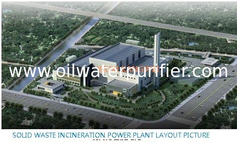 Municiple Solid Waste Incineration Garbage Burning Power Plants , Waste To Energy Power Plants