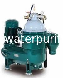 5000L / H Centrifugal Industrial Oil Separator Vertical Nozzle Type Stainless Steel Materials