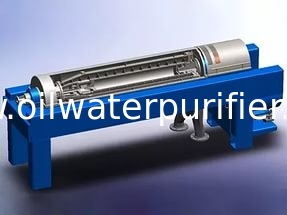 Professional Spirulina Industrial Decanter Centrifuge For Water Treatment Plant 30/11 kw