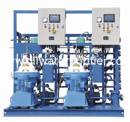 Marine Power Plant Fuel Oil Purification System Horizontal Filter Separator