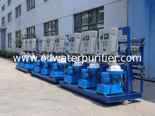 Horizontal Filter Separator Fuel Oil Purification System For Marine Power Plant