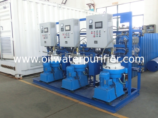 Horizontal Filter Separator Fuel Oil Purification System For Marine Power Plant